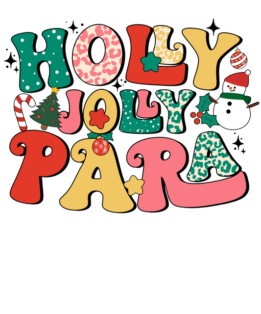 🤶 Holly Jolly Para T-Shirt  🎄🎅